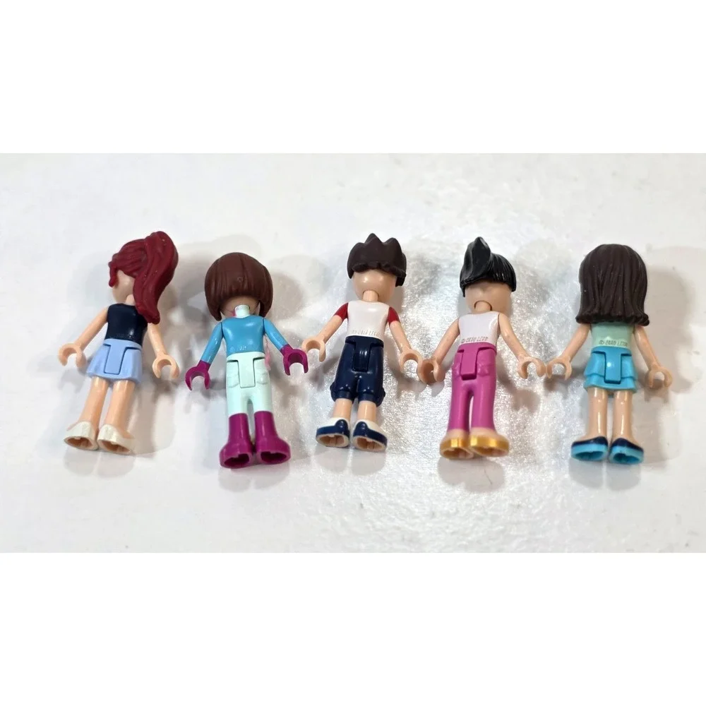 LEGO Friends Random LOT of 5 minifigures minifigs 4 girls 1 boy 2009, 2013, 2014